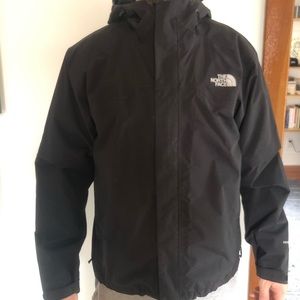 NORTH FACE mens black jacket size medium